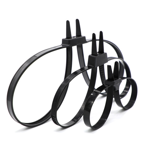 Double Loop Cable Ties Double Zip Tie Nylon Handcuff Strap